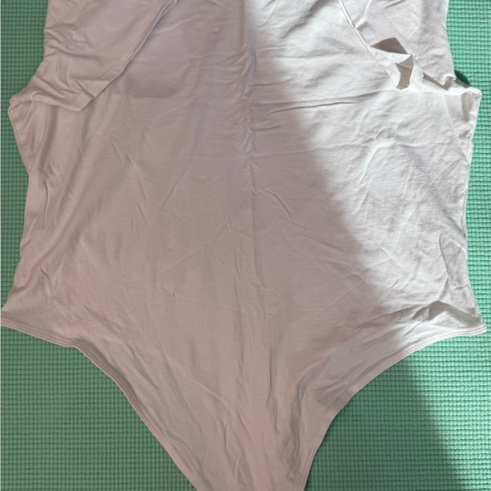 White Short Sleeve Bodysuit